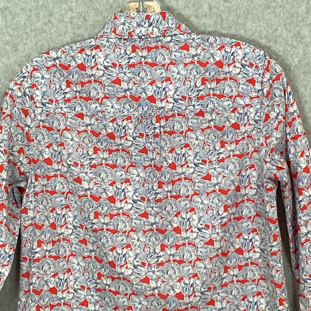 J Crew x Liberty Art Fabric Size 0 Matilda Tulip Floral Print Popover Blouse - Picture 7 of 16